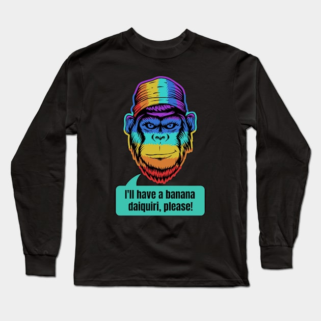 Monkey Long Sleeve T-Shirt by Bennybest